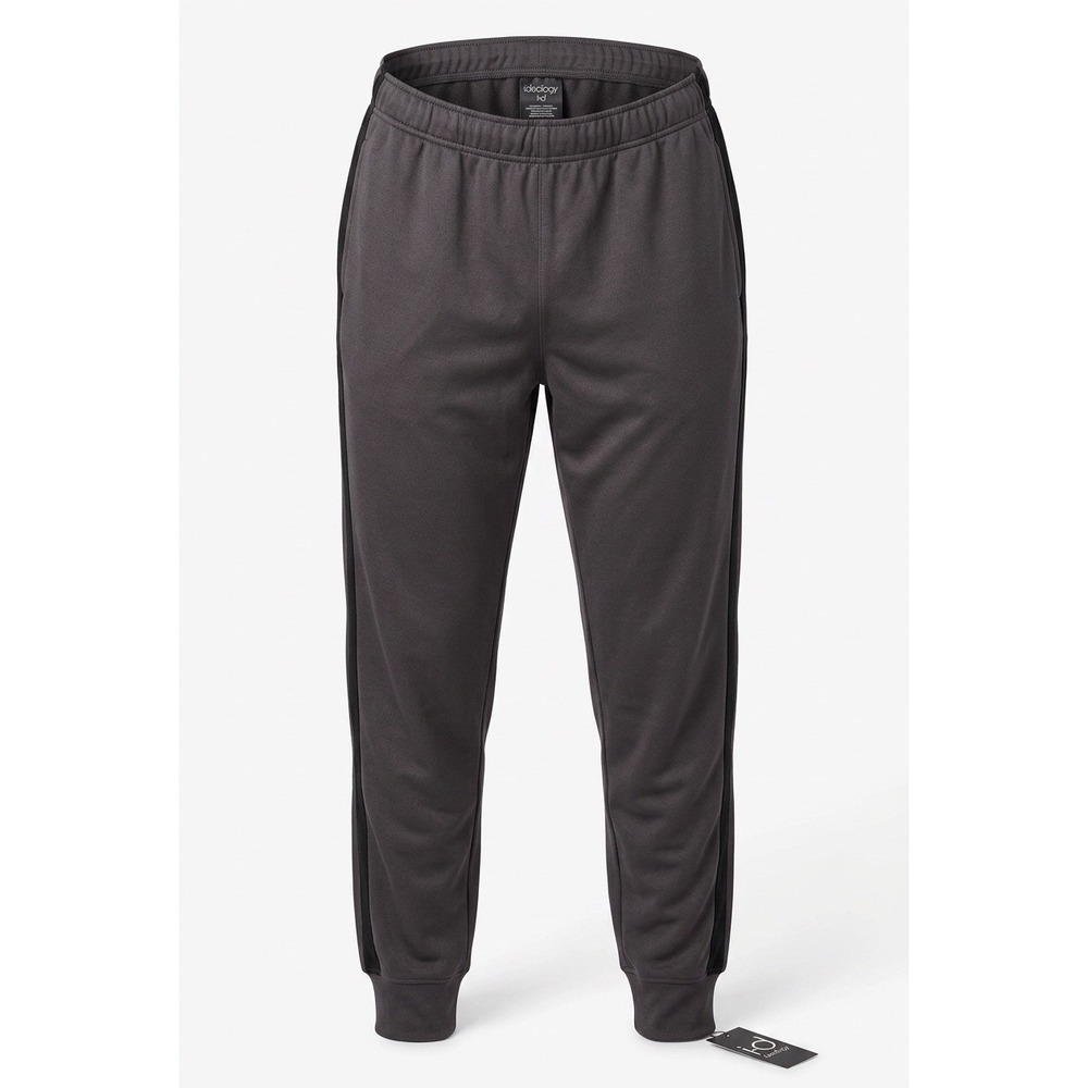 Ideology Mens Active Track Pants Charcoal Black Side Stripe 3XB 100137612BT NEW